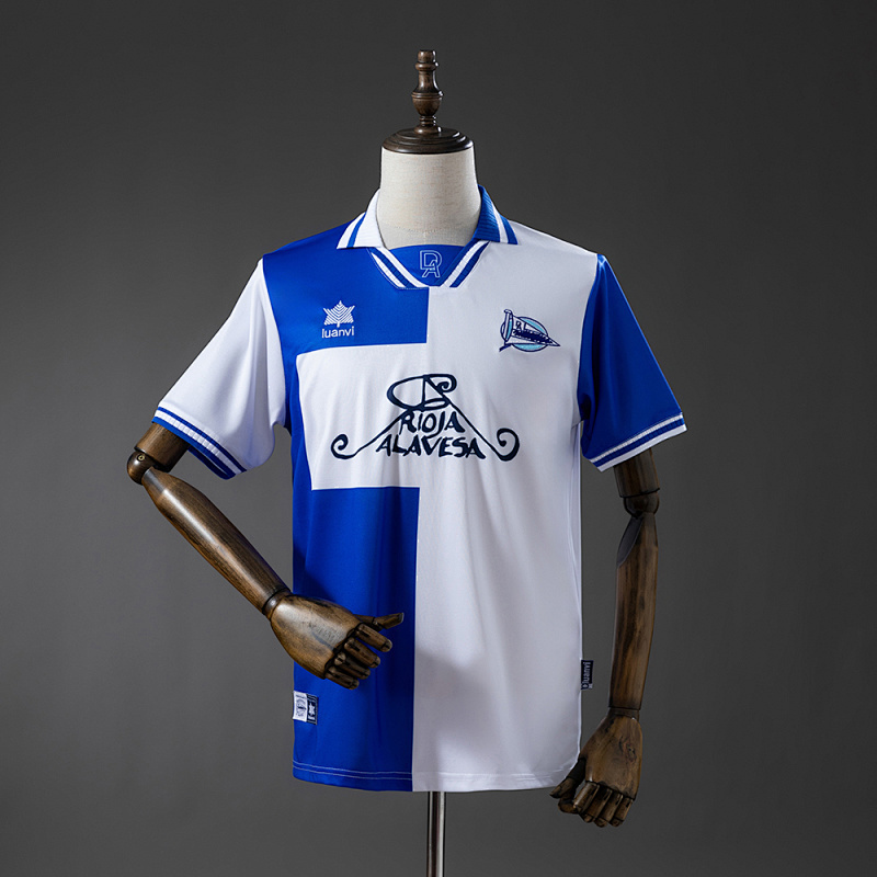 Deportivo Alavés 00-01 Home Retro Jersey S-XXL